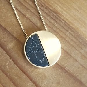 Black and Gold Necklace